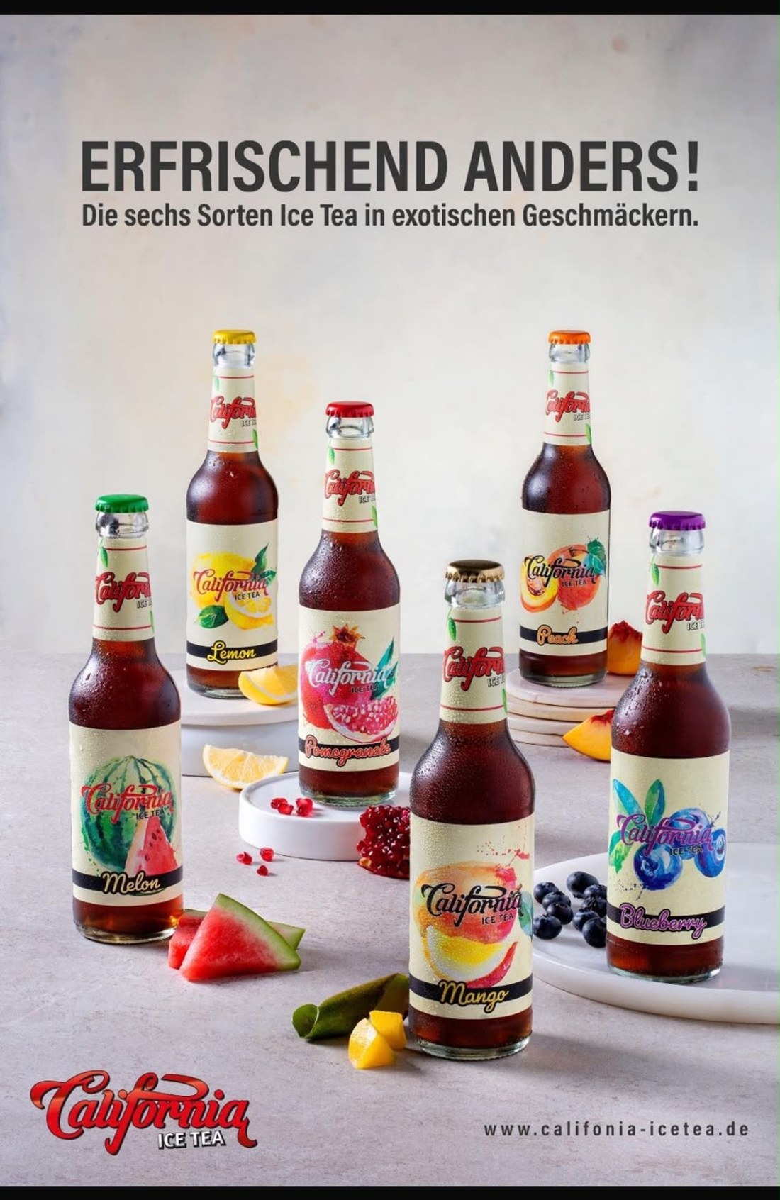California Ice Tea, kalte Getränke im Café Aşk-ı